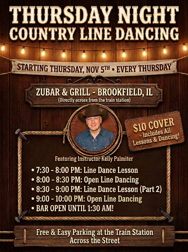 Thursday Line Dancing Flyer Option Rustic